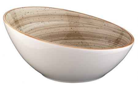 TERRAIN Aura Collections - BONNA TERRAIN Bol inclinat din portelan 22cm 750ml (ATR VNT 22KS)