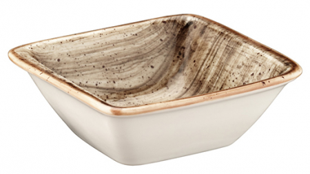 TERRAIN Aura Collections - BONNA TERRAIN Bol patrat din portelan 8x8,5cm (ATR MOV 10KS)