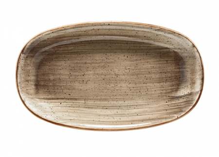 TERRAIN Aura Collections - BONNA TERRAIN Farfurie ovala din portelan 19x11cm (ATR GRM 19OKY)