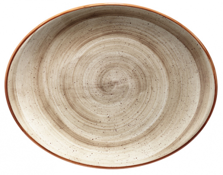 TERRAIN Aura Collections - BONNA TERRAIN Farfurie ovala din portelan 31cm (ATR MOV 31OV)