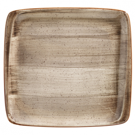 TERRAIN Aura Collections - BONNA TERRAIN Farfurie patrata din portelan 15x14cm (ATR MOV 19KR)