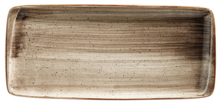 TERRAIN Aura Collections - BONNA TERRAIN Platou dreptunghiular din portelan 34x16cm (ATR MOV 35DT)