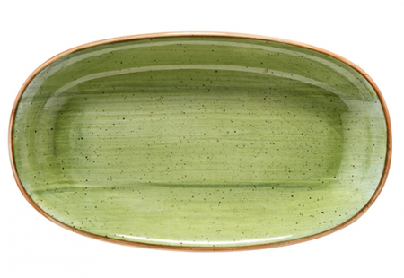 THERAPHY Aura Collections - BONNA THERAPHY Farfurie ovala din portelan 19x11cm (ATH GRM 19OKY)