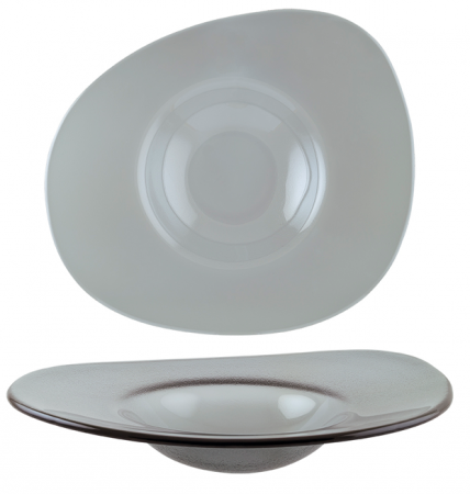 Bonna Premium Portelain - BONNA VAGO GLASS Farfurie paste 22x26cm, din sticla (GLVAO 26KS)
