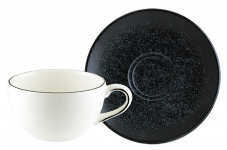 VESPER MATT Envisio Collections - BONNA VESPER MATT Set ceasca cu farfurioara pentru ceai 250ml (MT-VSP GRM 04CT / E104 RIT 04CPF)