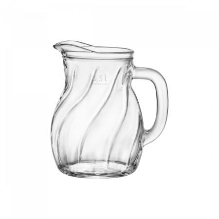 BISTROT TWIST - BORMIOLI BISTROT TWIST Carafa 500ml, D12,5xH14,5cm, din sticla