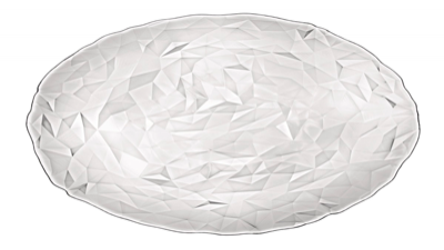 Bormioli Rocco - BORMIOLI DIAMOND Platou oval din sticla 34x26xh1,4cm