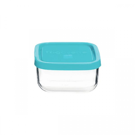 Bormioli Rocco - BORMIOLI FRIGOVERRE Caserola patrata sticla cu capac 10x10xh5cm 240ml