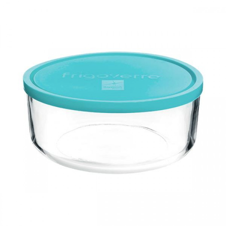 Bormioli Rocco - BORMIOLI FRIGOVERRE Caserola rotunda sticla cu capac 23xh9,6cm 3100ml