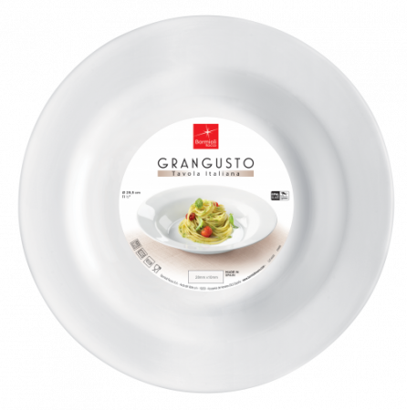 Bormioli Rocco Arcopal - BORMIOLI GRANGUSTO Farfurie opal paste D29,5xh4,9cm