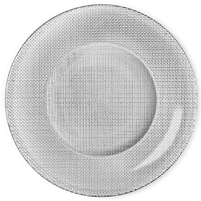 Bormioli Rocco - BORMIOLI INCA Farfurie suport sticla D31xh1,5cm METALIC SILVER