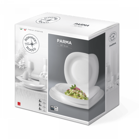 Produse - BORMIOLI PARMA Set serviciu farfurii opal 18 piese