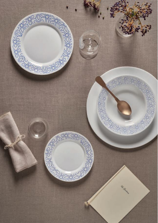 BORMIOLI RICAMO Set serviciu masa opal 18 piese [1]