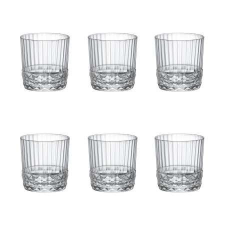 AMERICA - BORMIOLI ROCCO AMERICA '20S Set 6 pahare cocktail DOF 370ml
