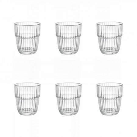 BARSHINE - BORMIOLI ROCCO BARSHINE Set 6 pahare whisky D.O.F., 395ml, D9,1xh10cm, sticla temperata