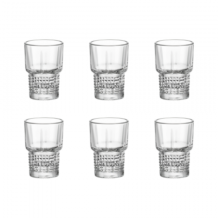 Bormioli Rocco - BORMIOLI ROCCO BARTENDER Set 6 pahare pentru shot-uri 77ml