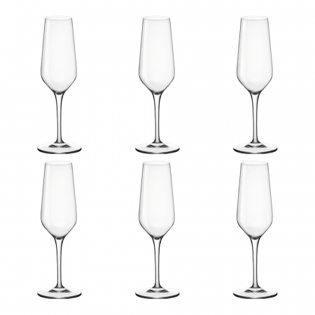 Bormioli Rocco - BORMIOLI ROCCO ELECTRA Set 6 pahare pentru sampanie 230ml