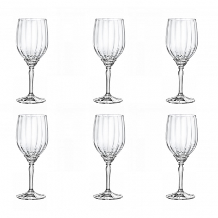 Bormioli Rocco - BORMIOLI ROCCO FLORIAN Set 6 pahare vin alb, 380ml, D8,2xh20,8cm