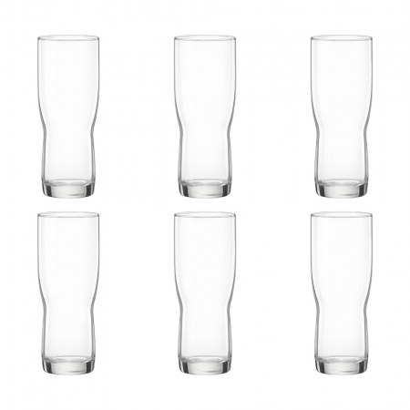 Bormioli Rocco - BORMIOLI ROCCO NEW PILSNER Set 6 pahare bere, 290ml, D6xh15,3cm