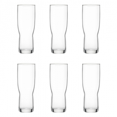 Bormioli Rocco - BORMIOLI ROCCO NEW PILSNER Set 6 pahare bere, 580ml, D7,3xh19,7cm, din sticla