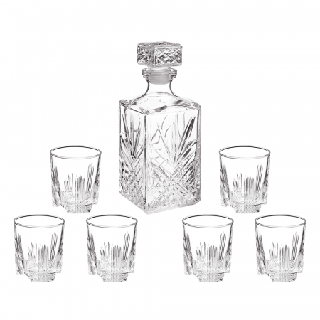 Bormioli Rocco - BORMIOLI ROCCO SELECTA Set carafa cu 6 pahare whisky
