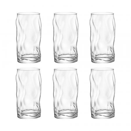 SORGENTE - BORMIOLI ROCCO SORGENTE Set 6 pahare Long Drinks 450ml