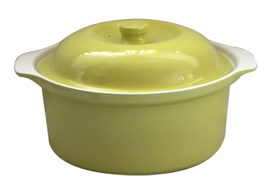 Produse - CERUTIL Oala ceramica cu capac 16x7cm 0,75l verde (R0271/TR077)