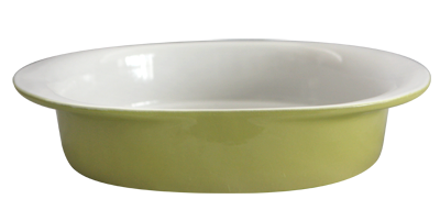 Produse - CERUTIL Tava ceramica ovala 32x25x6,5cm verde (P0817)