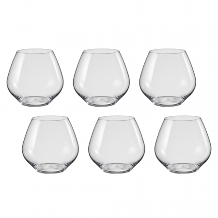 Articole sticlarie - CRYSTALEX AMOROSO Set 6 pahare fara picior 340ml, Bohemia Cristal