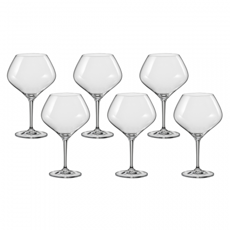 Articole sticlarie - CRYSTALEX AMOROSO Set 6 pahare vin rosu 470ml, Bohemia Cristal
