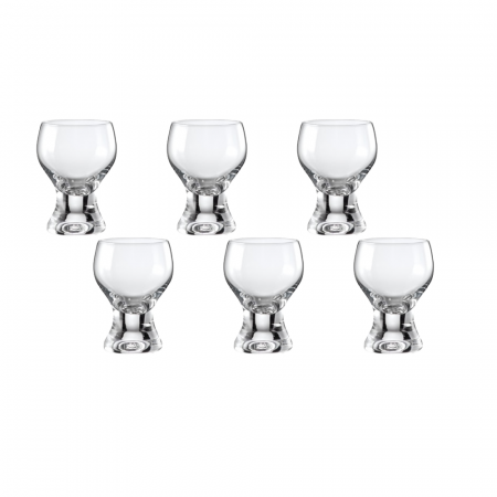 GINA - CRYSTALEX GINA Set 6 pahare lichior 60ml, Bohemia Cristal