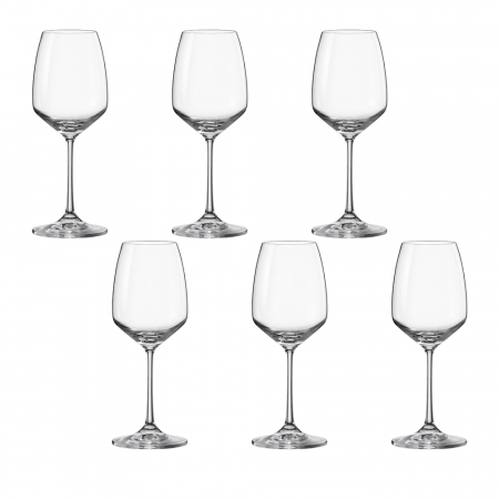 Articole sticlarie - CRYSTALEX GISELLE Set 6 pahare pentru vin 455ml, Bohemia Cristal