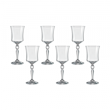 Articole sticlarie - CRYSTALEX GRACE Set 6 pahare vin 185ml, Bohemia Cristal