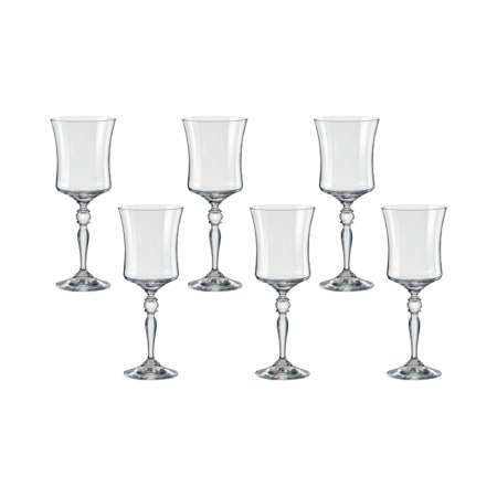 Articole sticlarie - CRYSTALEX GRACE Set 6 pahare vin 300ml, Bohemia Cristal