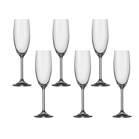 Articole sticlarie - CRYSTALEX HARMONY Set 6 pahare sampanie 180ml, Bohemia Cristal
