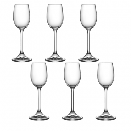 Articole sticlarie - CRYSTALEX LARA Set 6 pahare pentru lichior 65ml, Bohemia Cristal
