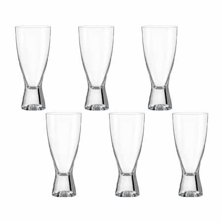 SAMBA - CRYSTALEX SAMBA Set 6 pahare bauturi racoritoare 350ml, Bohemia Cristal