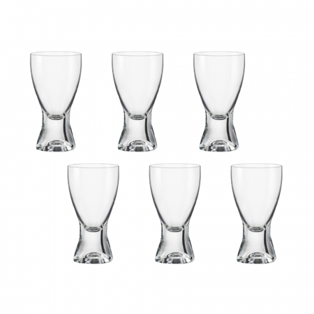 Articole sticlarie - CRYSTALEX SAMBA Set 6 pahare vin alb 200ml, Bohemia Cristal
