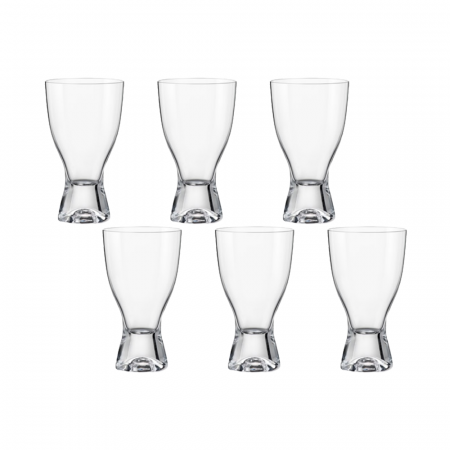 Articole sticlarie - CRYSTALEX SAMBA Set 6 pahare vin rosu 320ml, Bohemia Cristal