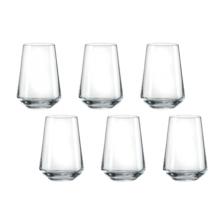 SIESTA - CRYSTALEX SIESTA Set 6 pahare bauturi racoritoare 440ml, Bohemia Cristal
