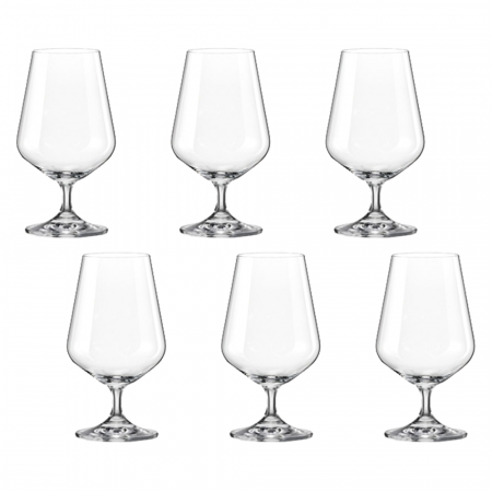 SIESTA - CRYSTALEX SIESTA Set 6 pahare pentru bere 550ml, Bohemia Cristal