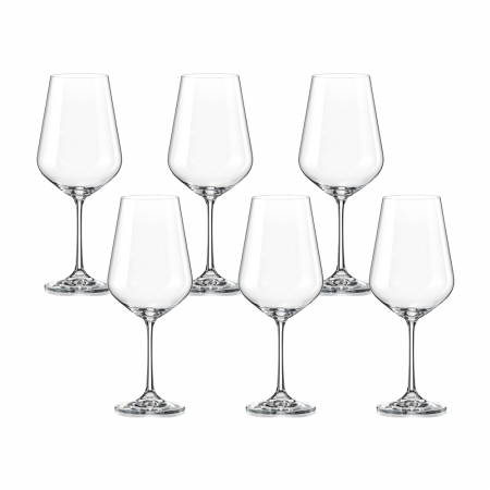 SIESTA - CRYSTALEX SIESTA Set 6 pahare pentru vin alb 200ml, Bohemia Cristal