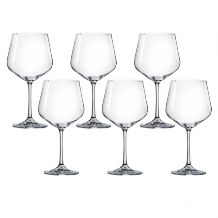 SIESTA - CRYSTALEX SIESTA Set 6 pahare pentru vin 540ml, Bohemia Cristal