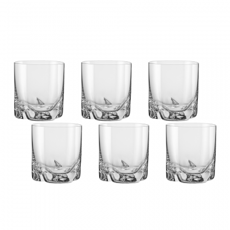 TRIO - CRYSTALEX TRIO Set 6 pahare pentru whisky 260ml, Bohemia Cristal
