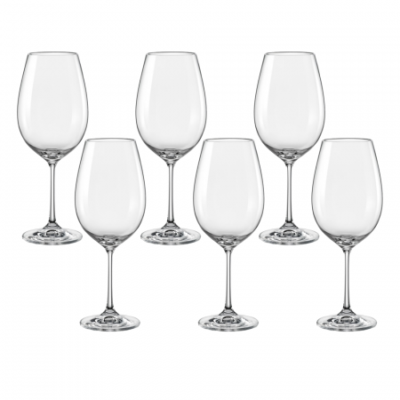 Articole sticlarie - CRYSTALEX VIOLA Set 6 pahare pentru apa/vin 550ml, Bohemia Cristal
