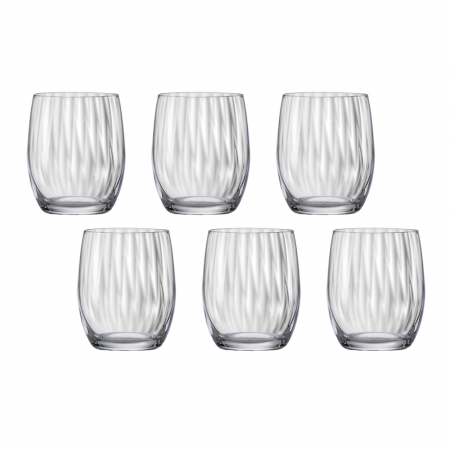 Articole sticlarie - CRYSTALEX WATERFALL Set 6 pahare whisky 300ml, Bohemia Cristal