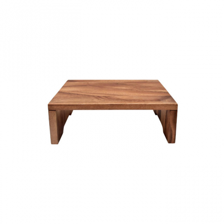 Display-uri si suporturi - CULINARO ALAS Stand inaltator bufet, din lemn acacia, 35x21xh14cm, mare, Table Theatre