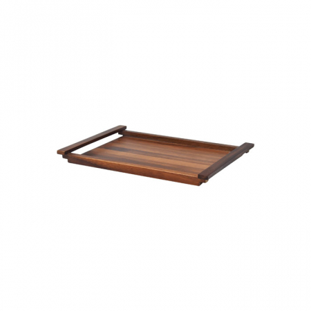 Platouri lemn - CULINARO ALAS Tava servire si prezentare, din lemn acacia, 33,3x24,3xh2,6cm, suprapozabil, Oriental