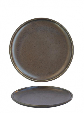 CULINARO ANTIQUE-BLACK Farfurie portelan 21cm [1]