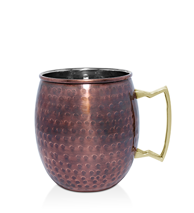 Servirea mesei - CULINARO ANTIQUE Cana, halba 8,25x9,5cm 600ml inox cu strat cupru (SG-95387)
